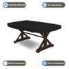 Covers & all Poker Table Cover 12 Oz Waterproof - 100% Weather Resistant Outdoor Game Table Cover with Elastic at 4 Sides (84" W x 42" D x 8" H Inches, Black) view 3