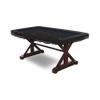 Covers & all Poker Table Cover 12 Oz Waterproof - 100% Weather Resistant Outdoor Game Table Cover with Elastic at 4 Sides (96" W x 44" D x 8" H Inches, Black) view 4