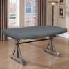 Covers & all Poker Table Cover 12 Oz Waterproof - 100% Weather Resistant Outdoor Game Table Cover with Elastic at 4 Sides (94" W x 44" D x 8" H Inches, Grey) view 3