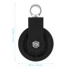 3 Pack 3.54 in/90 mm Pulley System Cable Pulley Silent Bearing Traction Wheel, Heavy Duty Nylon Gym Cable Pulley with U-Shaped Fixed Bracket, 360 Degree Rotation Traction Wheel view 2