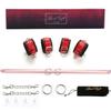 EXREIZST 2 Rose Gold bar with 4 red Straps Set kit view 2
