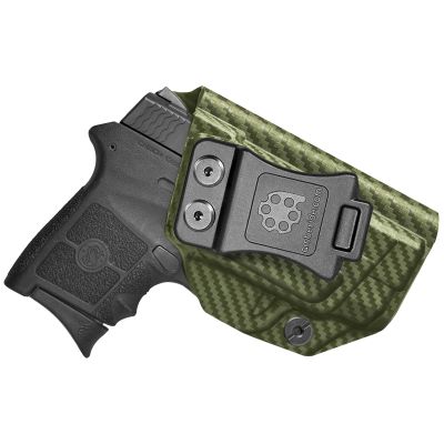 Amberide Bodyguard 380 IWB Holster, Kydex-Boltaron Inside Waistband Holster for S&W Bodyguard 380 .380 Auto Pistol (Non-Laser Model), Secure Retention, 030 Adjustable Cant