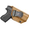 Amberide Glock 42 IWB Holster,Kydex-Boltaron Inside Waistband Fit Glock 42 .380,Secure Retention,Quick Draw,030 Cant view 1