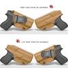 Amberide Glock 42 IWB Holster,Kydex-Boltaron Inside Waistband Fit Glock 42 .380,Secure Retention,Quick Draw,030 Cant view 2