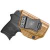 Amberide Bodyguard 380 IWB Holster, Kydex-Boltaron Inside Waistband Holster for S&W Bodyguard 380 .380 Auto Pistol (Non-Laser Model), Secure Retention, 030 Adjustable Cant view 1