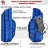 Amberide Bodyguard 380 IWB Holster, Kydex-Boltaron Inside Waistband Holster for S&W Bodyguard 380 .380 Auto Pistol (Non-Laser Model), Secure Retention, 030 Adjustable Cant view 4