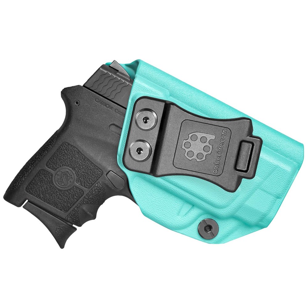 Amberide Bodyguard 380 IWB Holster, Kydex-Boltaron Inside Waistband Holster for S&W Bodyguard 380 .380 Auto Pistol (Non-Laser Model), Secure Retention, 030 Adjustable Cant
