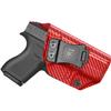 Amberide Glock 42 IWB Holster,Kydex-Boltaron Inside Waistband Fit Glock 42 .380,Secure Retention,Quick Draw,030 Cant view 1