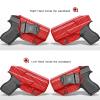 Amberide Glock 42 IWB Holster,Kydex-Boltaron Inside Waistband Fit Glock 42 .380,Secure Retention,Quick Draw,030 Cant view 2