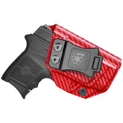 Amberide Bodyguard 380 IWB Holster, Kydex-Boltaron Inside Waistband Holster for S&W Bodyguard 380 .380 Auto Pistol (Non-Laser Model), Secure Retention, 030 Adjustable Cant