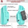 Amberide Bodyguard 380 IWB Holster, Kydex-Boltaron Inside Waistband Holster for S&W Bodyguard 380 .380 Auto Pistol (Non-Laser Model), Secure Retention, 030 Adjustable Cant view 4