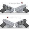 Amberide Glock 42 IWB Holster,Kydex-Boltaron Inside Waistband Fit Glock 42 .380,Secure Retention,Quick Draw,030 Cant view 2