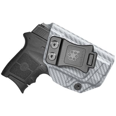 Amberide Bodyguard 380 IWB Holster, Kydex-Boltaron Inside Waistband Holster for S&W Bodyguard 380 .380 Auto Pistol (Non-Laser Model), Secure Retention, 030 Adjustable Cant