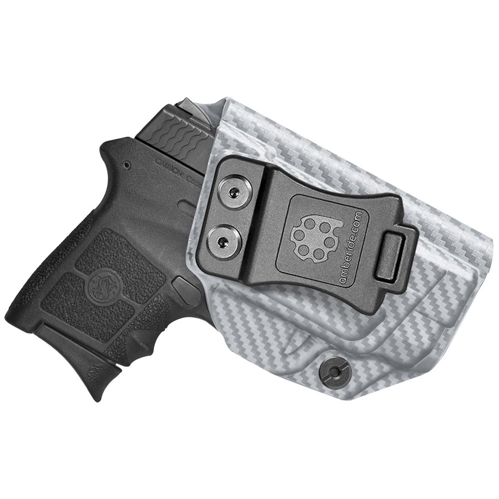Amberide Bodyguard 380 IWB Holster, Kydex-Boltaron Inside Waistband Holster for S&W Bodyguard 380 .380 Auto Pistol (Non-Laser Model), Secure Retention, 030 Adjustable Cant