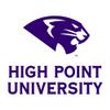 UGP Campus Apparel - LS02 - High Point University Panthers Primary Logo Womens T Shirt - Small - White view 2