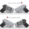 Amberide Ruger LC9/LC9s/LC380/EC9s IWB Holster,Kydex-Boltaron Inside Waistband Fit Ruger LC9 Series 9mm/.380,Secure Retention,Quick Draw,030 Cant view 2