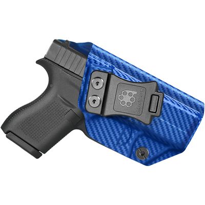 Amberide Glock 42 IWB Holster,Kydex-Boltaron Inside Waistband Fit Glock 42 .380,Secure Retention,Quick Draw,030 Cant