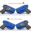 Amberide Glock 42 IWB Holster,Kydex-Boltaron Inside Waistband Fit Glock 42 .380,Secure Retention,Quick Draw,030 Cant view 2