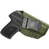 Amberide Ruger LC9/LC9s/LC380/EC9s IWB Holster,Kydex-Boltaron Inside Waistband Fit Ruger LC9 Series 9mm/.380,Secure Retention,Quick Draw,030 Cant view 1