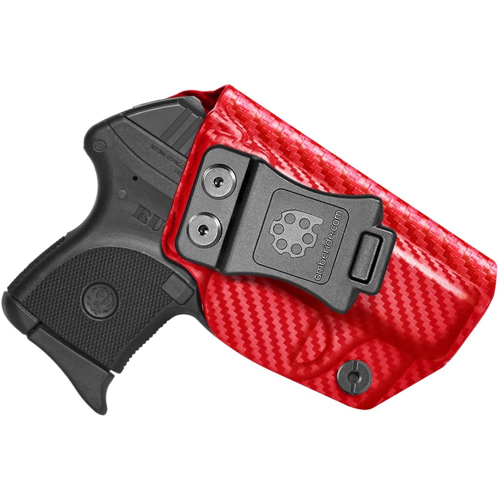 Amberide Ruger LCP .380 IWB Holster,Kydex-Boltaron Inside Waistband Fit Original Ruger LCP .380 Auto,Secure Retention,Quick Draw,030 Cant