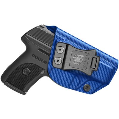 Amberide Ruger LC9/LC9s/LC380/EC9s IWB Holster,Kydex-Boltaron Inside Waistband Fit Ruger LC9 Series 9mm/.380,Secure Retention,Quick Draw,030 Cant