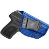 Amberide Ruger LC9/LC9s/LC380/EC9s IWB Holster,Kydex-Boltaron Inside Waistband Fit Ruger LC9 Series 9mm/.380,Secure Retention,Quick Draw,030 Cant view 1