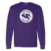 AL03 - High Point University Panthers Arch Logo Long Sleeve T Shirt - Medium - Purple view 1