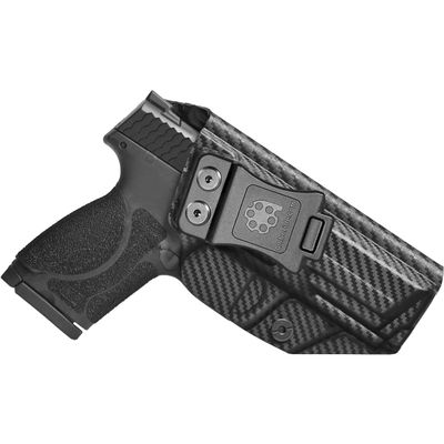 Amberide S&W M&P M2.0 IWB Holster, Kydex-Boltaron Inside Waistband Holster for M&P M2.0 Compact 4" & Full Size 4.25" 9mm/.40 Pistols, Secure Retention, 030 Adjustable Cant