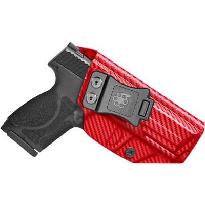 Amberide S&W M&P M2.0 IWB Holster, Kydex-Boltaron Inside Waistband Holster for M&P M2.0 Compact 4" & Full Size 4.25" 9mm/.40 Pistols, Secure Retention, 030 Adjustable Cant