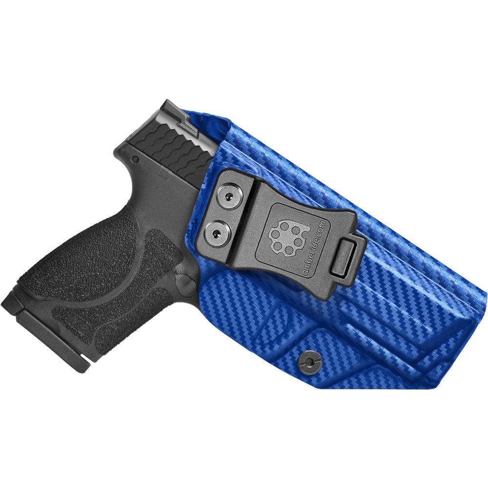 Amberide S&W M&P M2.0 IWB Holster, Kydex-Boltaron Inside Waistband Holster for M&P M2.0 Compact 4" & Full Size 4.25" 9mm/.40 Pistols, Secure Retention, 030 Adjustable Cant