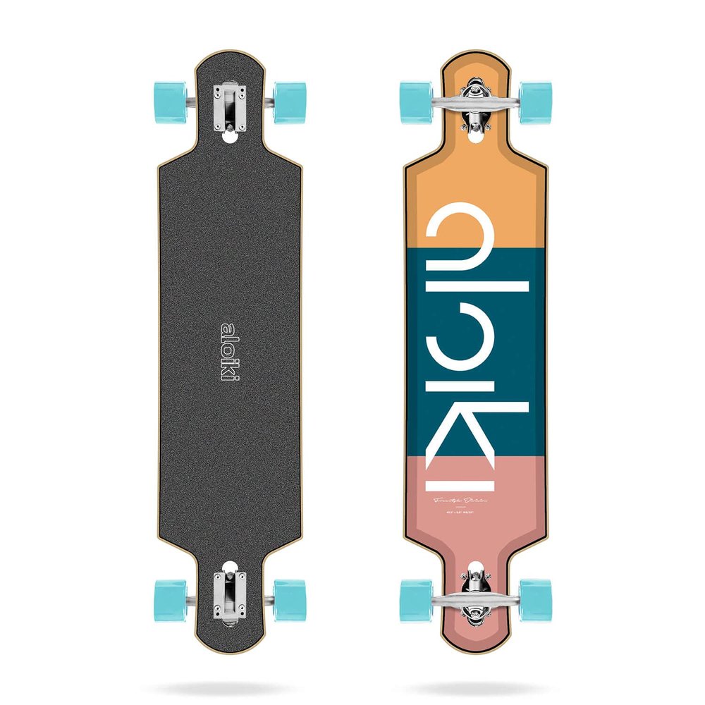 Aloiki Longboards TRE Drop Through Complete Longboard 9.6" x 40.2"
