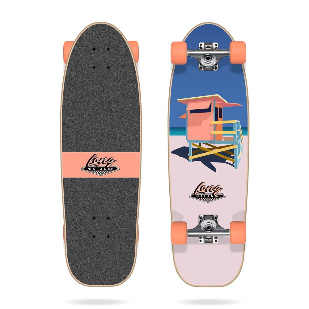 Long Island Longboards Lifeguard Complete Cruiser 8.5" x 28.5"