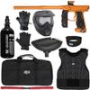 Action Village Empire Mini GS TP Level 1 Protector Paintball Gun Package Kit (Dust Orange/Dust Orange, Glove Size: Small/Medium)