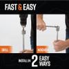 GROUNDGRABBA Screw in Tent Stake for Sand and Loose Ground | Premium Drill Driven Ground Anchor Earth Screws | Sand Screw Anchor | 12x GroundGrabba Pro 1 Stakes view 4