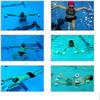 Aquatic Exercise Dumbells - Set of 2 - for Water Aerobics Foam Pool Barbell Pool Resistance Water Aqua Fitness Barbells Hand Bar Equipment (Blue) view 2