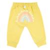 Stephan Baby Rainbow Collection Yellow Drawstring Pants, Fits 6-12 Months view 1