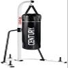 Century Heavy Bag Stand | One Size | White & Black | 3" Tubular Steel | Durable | Includes Weight Pegs for Stability | Holds up to 100lbs | 84.25 x 48W view 2