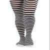 Jefferies Socks Girls Girl s Striped Tights 1 Pack Black White 2 4 Years, Black/White, 2-4T US view 1