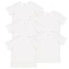 RABBIT SKINS Fine Jersey Toddler T-Shirt Boy & Girl| Kids Tee| Blank Child Tshirt, White, 5 view 1