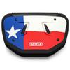 Battle Sports Novelty Football Back Plate  Hard Shell Lower Back Protector with Contoured Foam for High-Impact Protection - Adult, Texas Flag, Red view 2