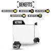 Nxtrnd VZR3 Football Visor, Curved Lens Technology, Fits Adult & Youth Football Helmets (Clear) view 3