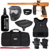 Action Village Empire Axe 2.0 Level 1 Protector Paintball Gun Package Kit (Dust Orange/Dust Orange, Glove Size: Small/Medium)