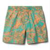 Columbia Boys' Big Super Backcast Short, Electric Turquoise Hawaiian Throwback, Large view 1
