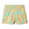 Columbia Boys' Big Super Backcast Short, Electric Turquoise Hawaiian Throwback, Large view 3