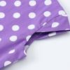 Kids 1950s Style Dresses for Girls 50s Vintage Dresses Retro 40's 50's Polka Dot Dress Audrey Hepburn Rockabilly Prom Swing Dress with Belt 1940s Themed Birthday Party Outfits Purple Polka 5-6 Years view 4