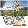 10L0L Golf Basket-Golf Bucket Suitable for Golf Practise & Competition Anti-Rust, Portable Golf Ball Basket (2 Pack) view 1