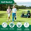10L0L Golf Basket-Golf Bucket Suitable for Golf Practise & Competition Anti-Rust, Portable Golf Ball Basket (2 Pack) view 2
