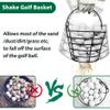 10L0L Golf Basket-Golf Bucket Suitable for Golf Practise & Competition Anti-Rust, Portable Golf Ball Basket (2 Pack) view 3