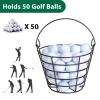10L0L Golf Basket-Golf Bucket Suitable for Golf Practise & Competition Anti-Rust, Portable Golf Ball Basket (2 Pack) view 4