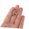 12pcs Elegant Crown Brooch Pin Rhinestone Crystal Corsage Brooch Pin Crown for Women Wedding Supplies view 2
